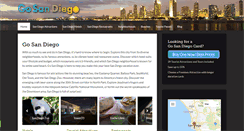 Desktop Screenshot of gosandiego.com