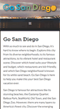 Mobile Screenshot of gosandiego.com